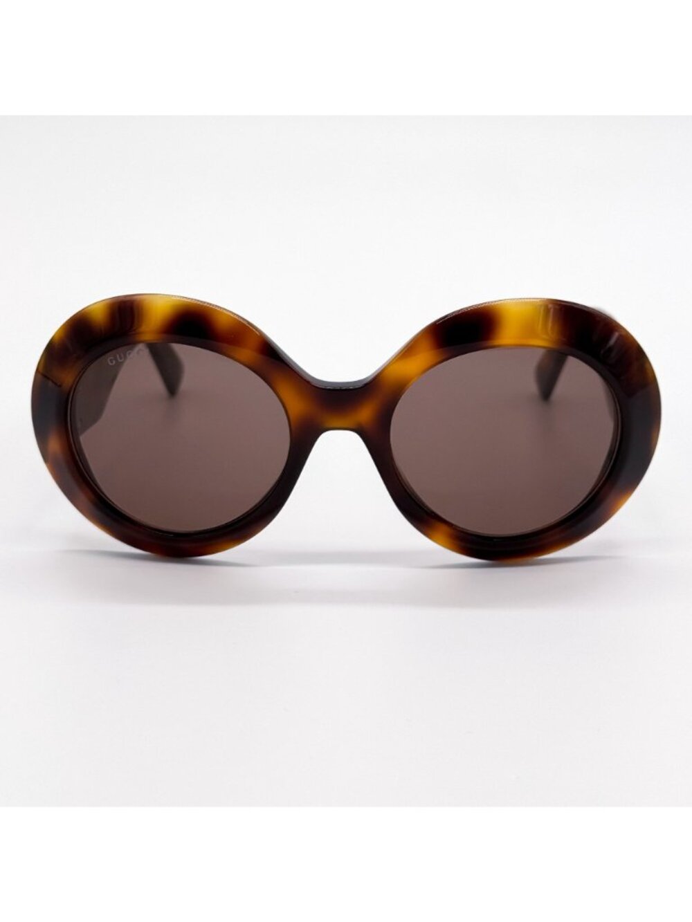 NWT Gucci GG1647S 009 Havana Brown Round Oversized Sunglasses Women - Picture 4 of 10
